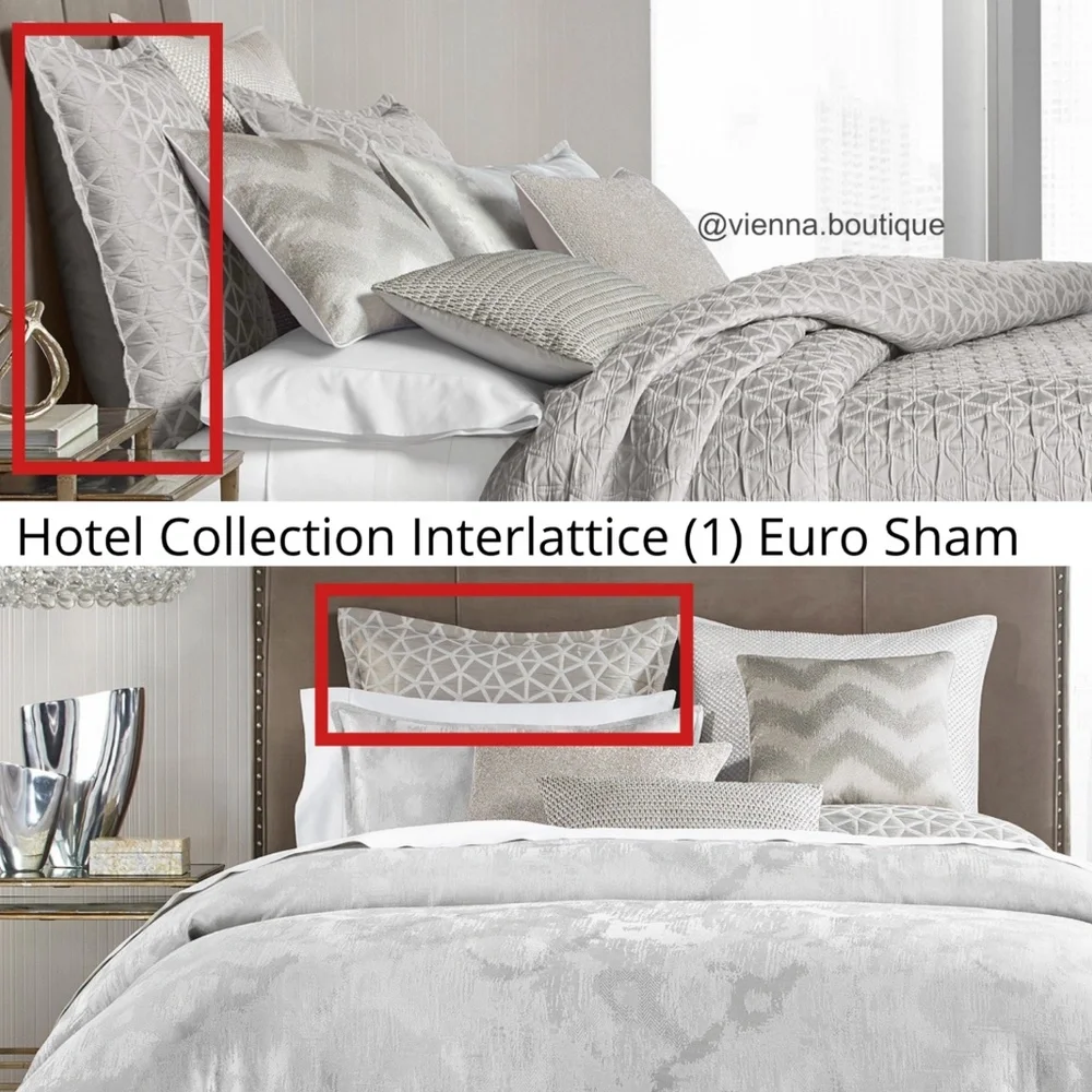 NEW‎ Hotel Collection Interlattice Quilted (1) Euro